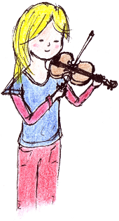 Geigen-Mädchen Nürnberg